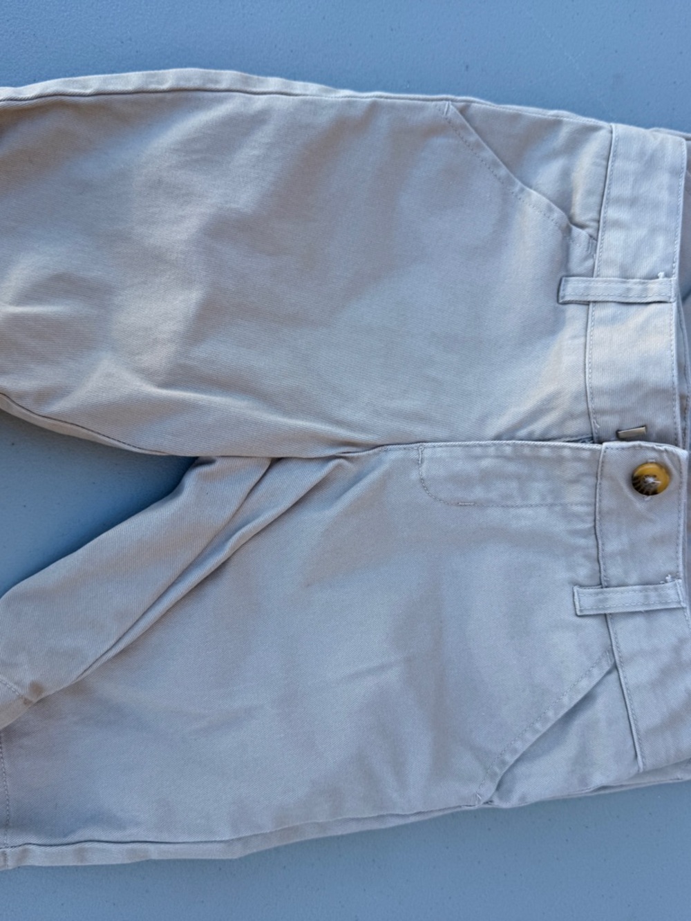 French Toast Light Tan Kids Shorts 2 pair